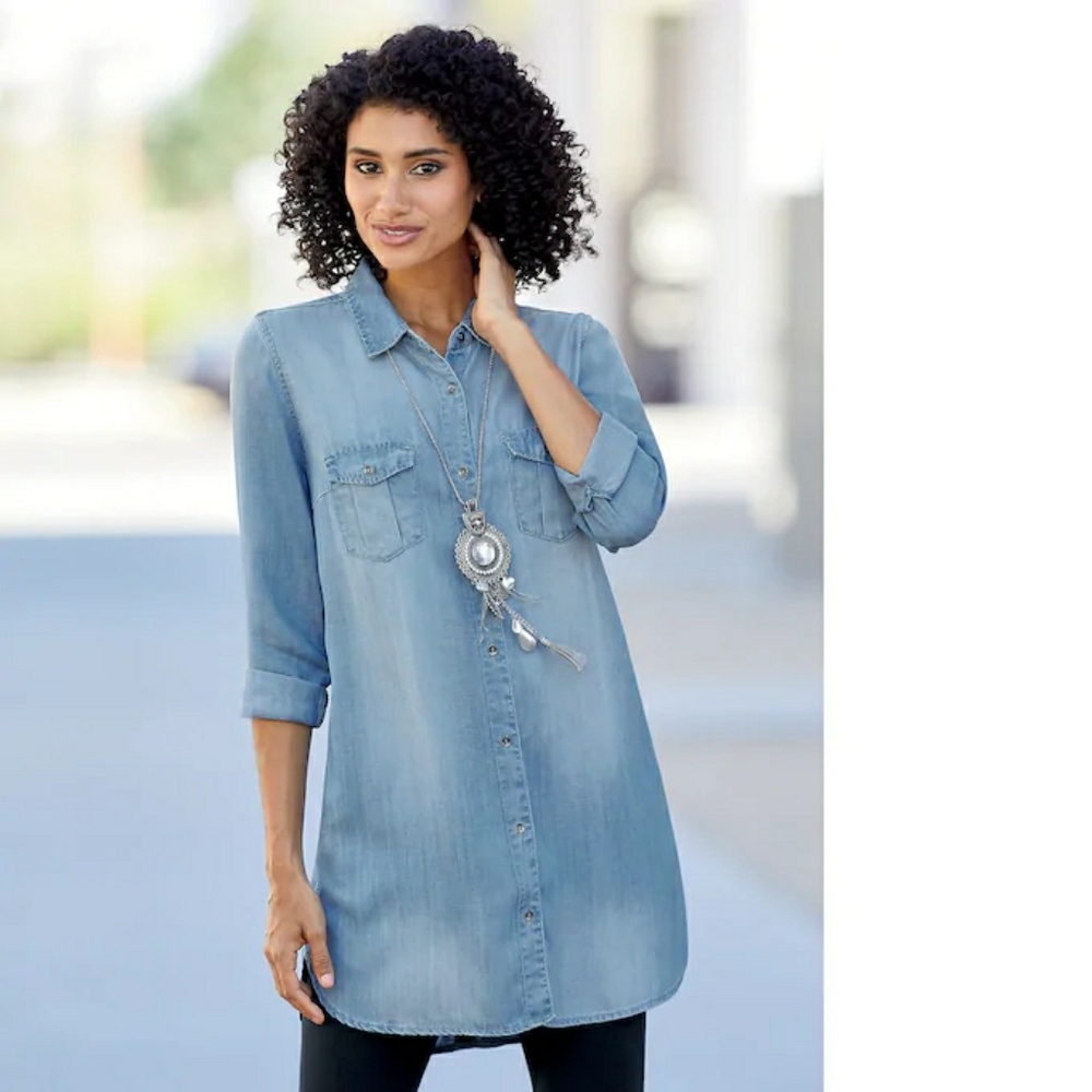 Denim tunic- Country Door